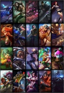 D3 - 71 Champs - 20 skins (riven, zed camp) 4 rune page - League of Legends LOL