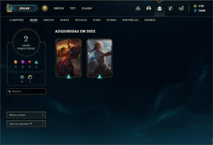 Conta diamante 2 com 27 Champs e 2 Skins ( 48 PDL ) - League of Legends LOL