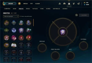 Conta diamante 2 com 27 Champs e 2 Skins ( 48 PDL ) - League of Legends LOL