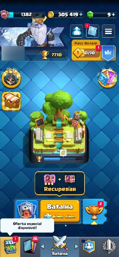 Conta de clash royale full acesso 