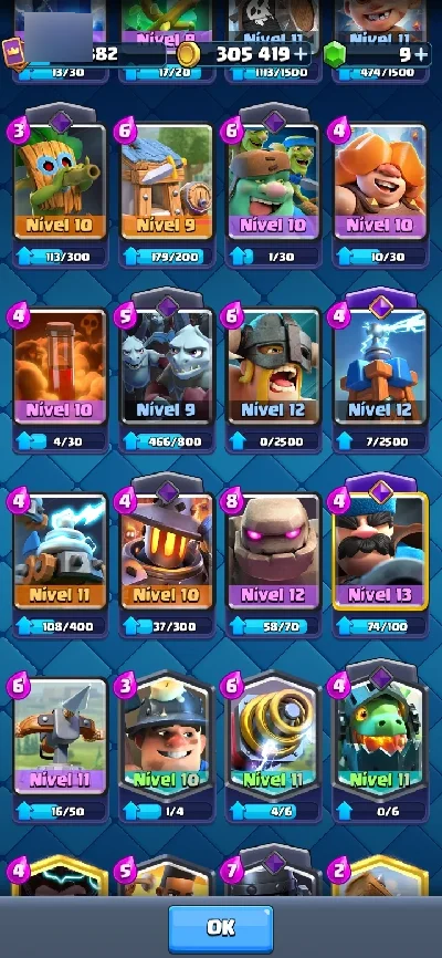 Conta de clash royale full acesso 