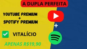 Youtube Premium E Spotify Vitalício Para Android - Softwares e Licenças