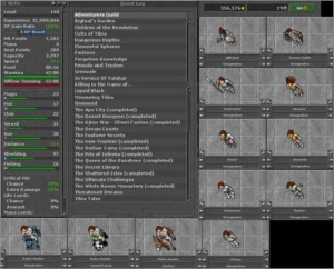 RP 148 Kalibra - Old Nick - Skills 108/97 - Retro Hunter - Tibia