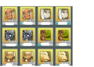 Conta com 18 personagens 200+ no Rubilax - Wakfu