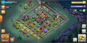 CV 10 FULL / HERÓIS 40 e 38 / COM DECORAÇÃO RARA DE EVENTOS - Clash of Clans