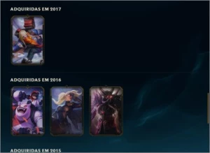 Conta League of Legends PLATINA 4 LOL