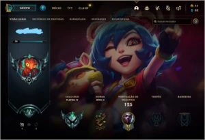 Conta League of Legends PLATINA 4 LOL