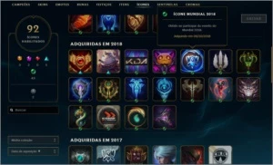 Conta League of Legends PLATINA 4 LOL