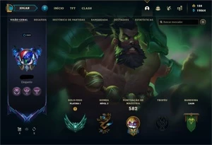 Conta platina 1 criada na season 2 com TODOS os champs - League of Legends LOL