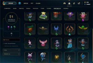 Conta platina 1 criada na season 2 com TODOS os champs - League of Legends LOL