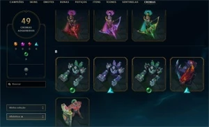 Conta platina 1 criada na season 2 com TODOS os champs - League of Legends LOL