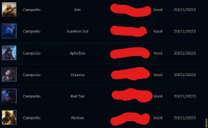 Vendendo qualquer campeão do league of legends LOL