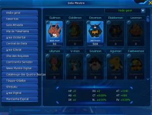 LADMO Alpha / Conta AOA 6/6 - Digimon Masters Online
