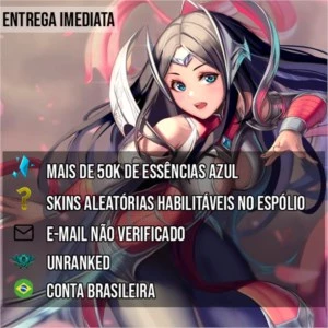 Contas Smurf League of Legends + de 50K EA LOL