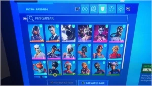 troca essa conta com uma con cavaleiro negro - Fortnite