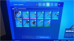 troca essa conta com uma con cavaleiro negro - Fortnite