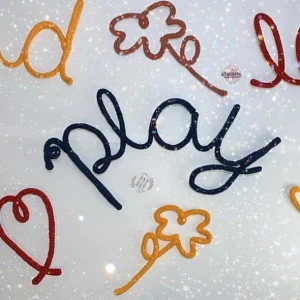 Decoração para quarto infantil - 6 peças - Artesanato e Personalizados