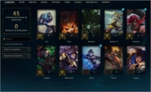 Conta LoL unranked level 31 com 10 Champions (Só o básico) - League of Legends
