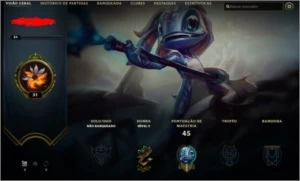 Conta LoL unranked level 31 com 10 Champions (Só o básico) - League of Legends