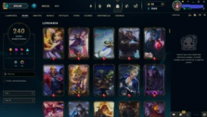 Conta lol, 240 skins, muitas skins raras - League of Legends