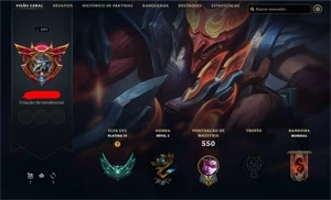CONTA FERRO IV LOL AFUNDADA | 406 SKINS - League of Legends