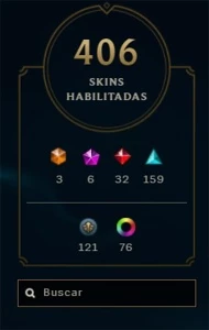 CONTA FERRO IV LOL AFUNDADA | 406 SKINS - League of Legends