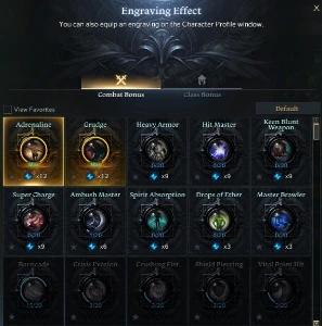 Shadowhunter Arma +23 Gs: 1521 1 Artilharist Arma +21 Gs: 15 - Lost Ark