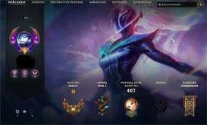 CONTA LOL 400 SKINS VÁRIAS PRESTIGIOS E TODAS DA LUX - League of Legends
