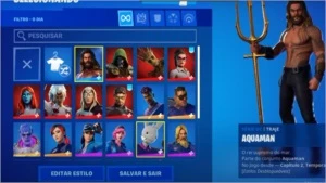 conta fortnite 160,00 reais