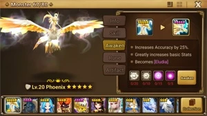 Reroll Summoners War lvl10 com Phoenix Light - Eludia