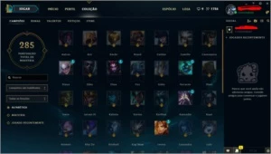 CONTA LOL - OURO 5 - 82 CAMPEÕES - 33 SKINS (BORDA DE OURO) - League of Legends