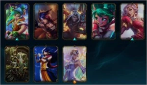 Conta no league of legends, ouro iv com skins LOL
