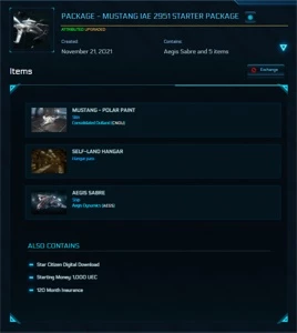 Vendo conta Star Citizen - STARTER PACKAGE - com upgrade. - Outros
