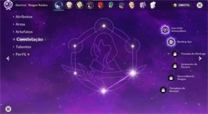 AR 55 - Raiden C2, Kazuha, Diluc, Jean C1, Keqing e Qiqi - Genshin Impact