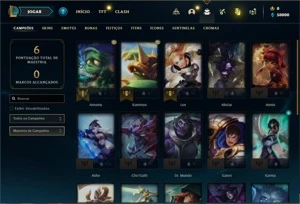Conta ouro 4 com 21 Champs e 1 Skin + 15 Fragmentos - League of Legends LOL