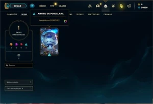 Conta ouro 4 com 21 Champs e 1 Skin + 15 Fragmentos - League of Legends LOL