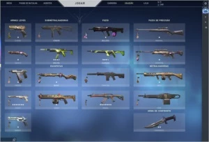 Conta valorant Ouro 1,Com skins compradas e faca,2 passes