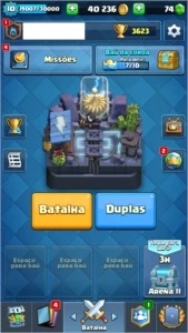 CLASH OF CLANS CV 9 E CLASH ROYALE ARENA 10 COM 7 LENDARIAS.