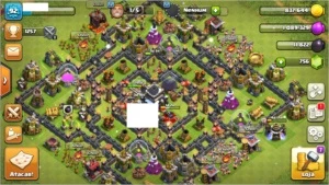 CLASH OF CLANS CV 9 E CLASH ROYALE ARENA 10 COM 7 LENDARIAS.