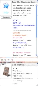 Ragnarok Thor - Vendo Set Sentinela - Ragnarok Online