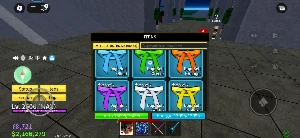 Conta lv max com kitsune e espadas encantadas - Roblox