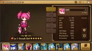 Reroll Summoners War lvl10 com Rica + Garo