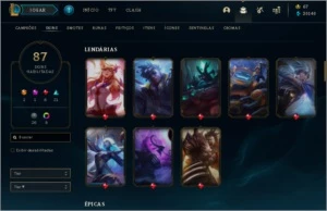 Conta League Of Legends LvL 272 c/ tds campeões LOL