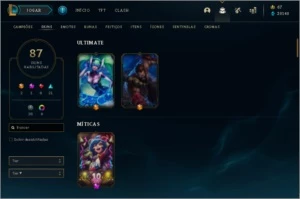 Conta League Of Legends LvL 272 c/ tds campeões LOL
