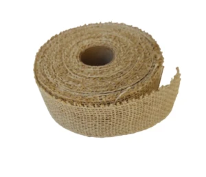 Fita de Tela de Juta Natural - Rolo 9,5 m - Larguras - Artesanato e Personalizados