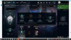 Conta lol lv 283 plat4 - League of Legends
