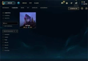 Conta 124 skins - All champz - League of Legends LOL