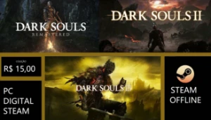 Dark Soul 1,2,3 Offline Pc Digital Steam
