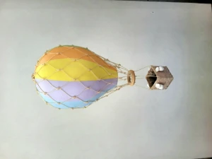 Balão com redinha - Artesanato e Personalizados