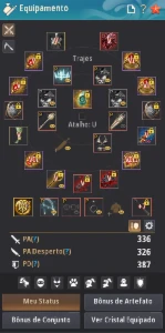 Conta SA boa pra progressão 335 de PA - Black Desert